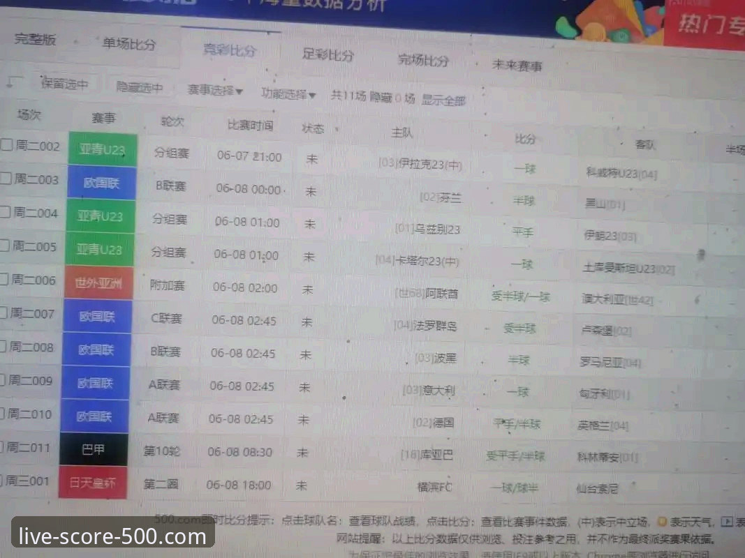完场比分技术统计究竟能揭示哪些比赛秘密？